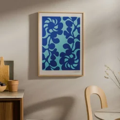 Poster Bird´s 1967 - no.4 Blå/Blå