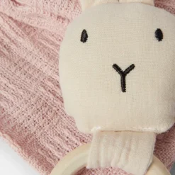 Presentbox Etienne skallra + filt Rosa