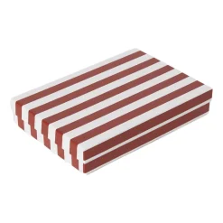 Presentbox med lock Gift S Röd/Vit