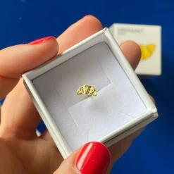 Örhänge Croissant 1 st Silver