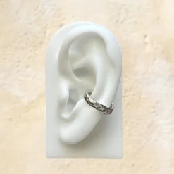 Örhänge earcuff smält större