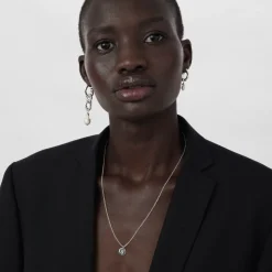 Örhänge Mary Long Single Silver