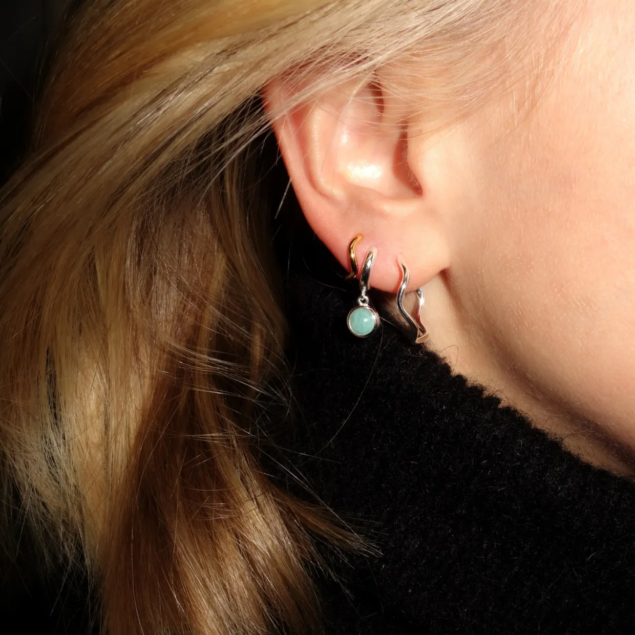 Örhängen Audio Silver