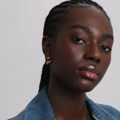 Örhängen Bolded Drops Guld