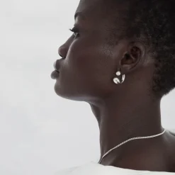 Örhängen Bolded Drops Silver