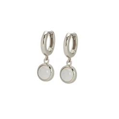 Örhängen Dear Silver Rosa