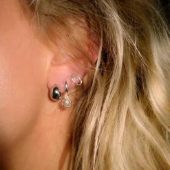 Örhängen Dear Silver Rosa