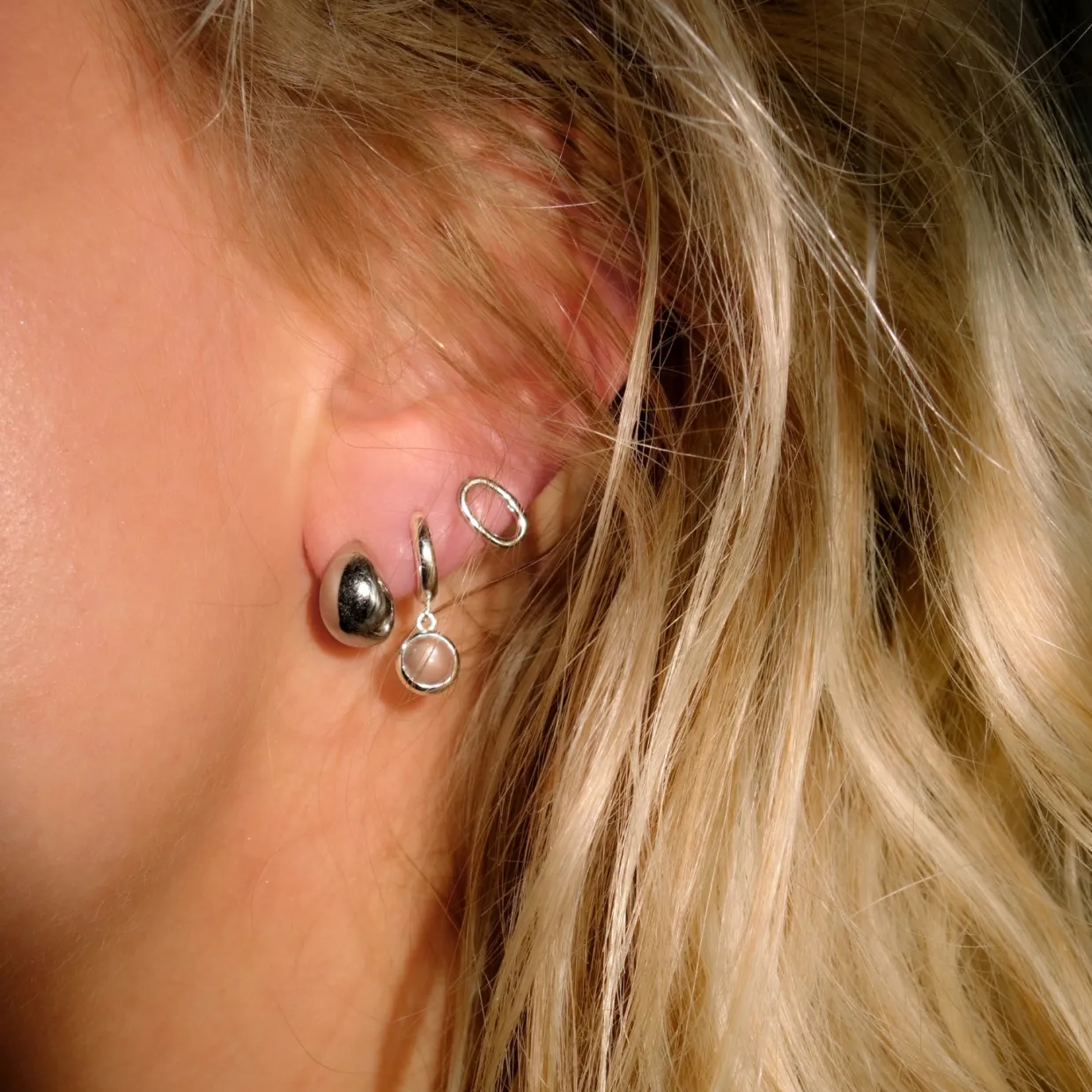 Örhängen Drop Silver