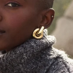 Örhängen Redondo Studs L Guld