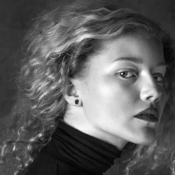 Örhängen rund oxiderad