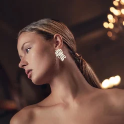 Örhängen Wellpapp Nr.1 vitsilver