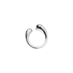 Ring Bolded Drops Silver