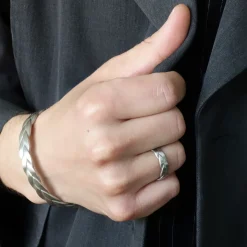 Ring Braid matt stål