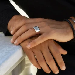 Ring Cole Signet Stål