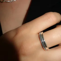 Ring Nano Silver/svart