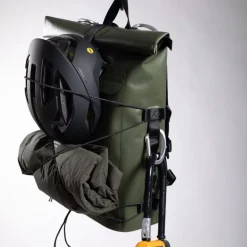 Ryggsäck Pannier rolltop (incl 2 carabiners ) grön