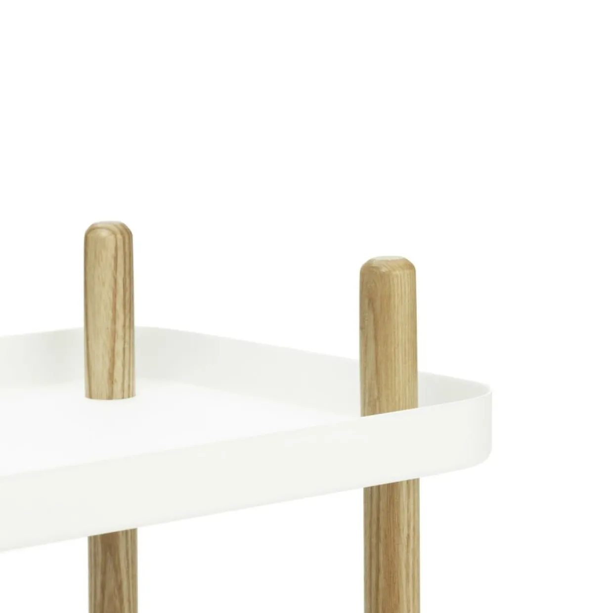 Serveringsvagn Block vit/ask