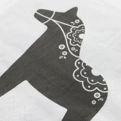 Servett 33 cm Mora Svart