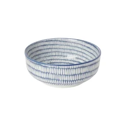 Skål Positano 14,5 Blå randig