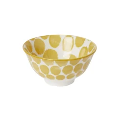 Skål Positano 9 Gul prickig