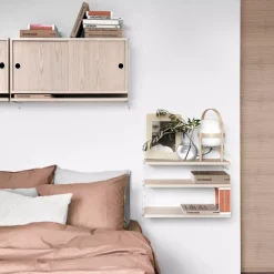 Skåp m skjutdörrar 78x30x42 ek