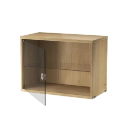Skåp med glasdörr 58x30 Ek