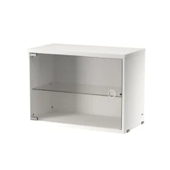 Skåp med glasdörr 58x30 Vit