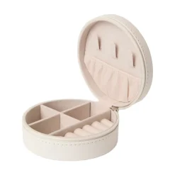 Smyckesskrin Jackie rund vit