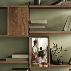 Snapsskåp 28x38x30 Valnöt