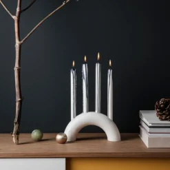 Stearinljus Dryp 2-P Blå