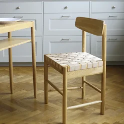 Stol Alma m sadelgjord 47x76 cm Ek