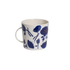 Tekopp 40 ml Nejlika blå/orange prick