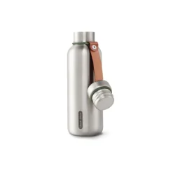 Termosflaska rostritt/läder 500 ml