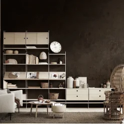 Tidskriftshylla Trä 58x30 ask