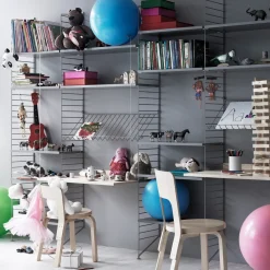 Tidskriftshylla 78x30 grå