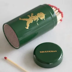 Tändsticksrör Solstickan Grön /Guld