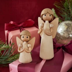 Träfigur Aura Angel 9cm