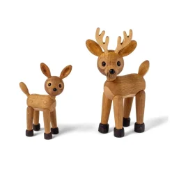 Träfigur Spirit Rådjur 19 cm Ek/Lönn