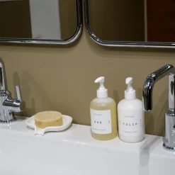 Tvålfat Flow silikon vit