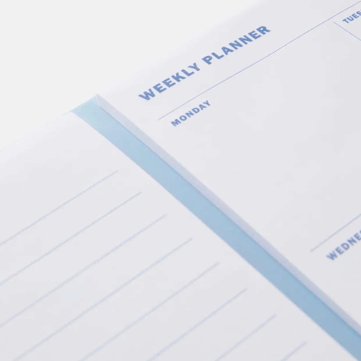 Veckoplanerare Set KIT Ljusblå