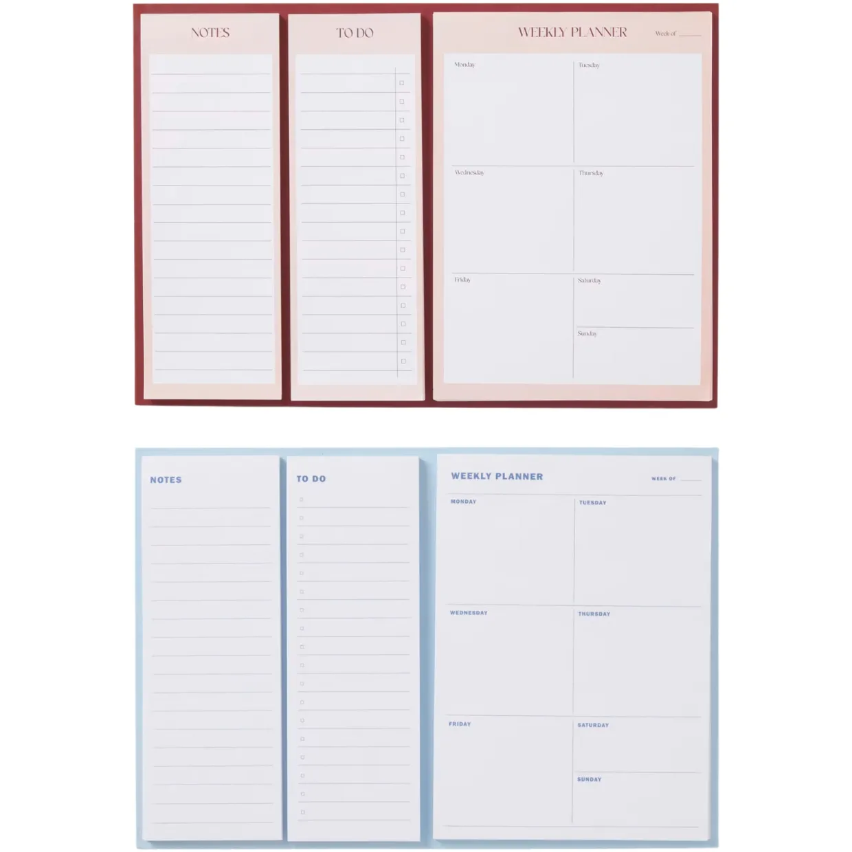 Veckoplanerare Set KIT Rosa