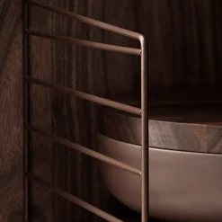 Väggavel 75x30 2-p brun