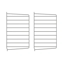 Väggavel 50x30 2-p Mörkgrå