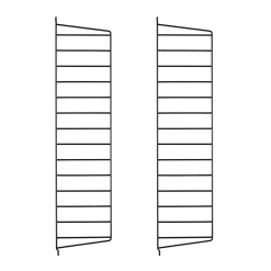 Väggavel 75x20 2-p svart