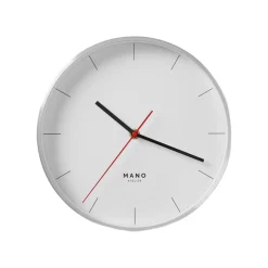 Väggklocka Mano 25 cm Krom