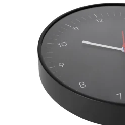 Väggklocka Mano 25 cm Svart