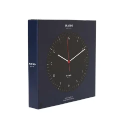Väggklocka Mano 25 cm Svart
